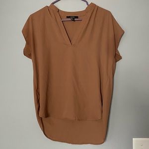 Forever 21 Brown/Tan Blouse - Great for Work
